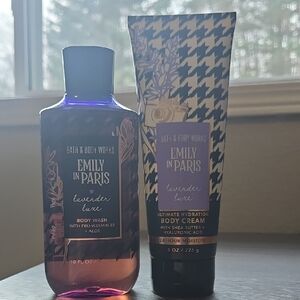 Bath & Body Works Emily in Paris Lavender Luxe Body Wash & Body Cream - Purple